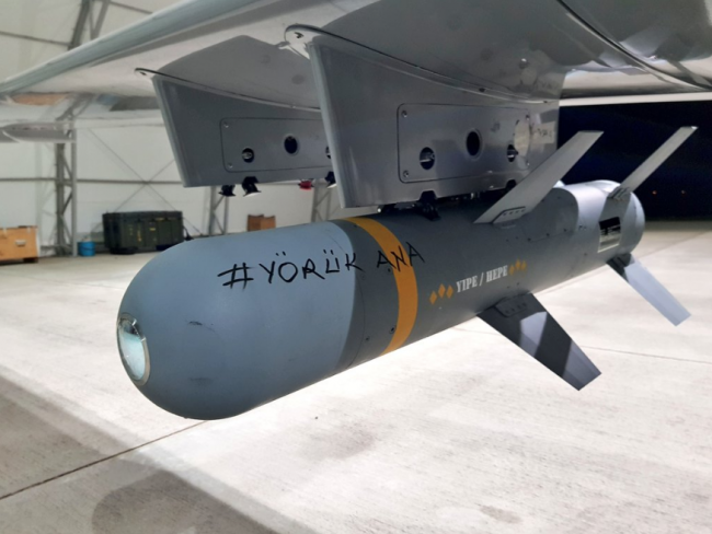 SİHA mühimmatına "Kızıl Elma" ve "Yörük Ana" imzası